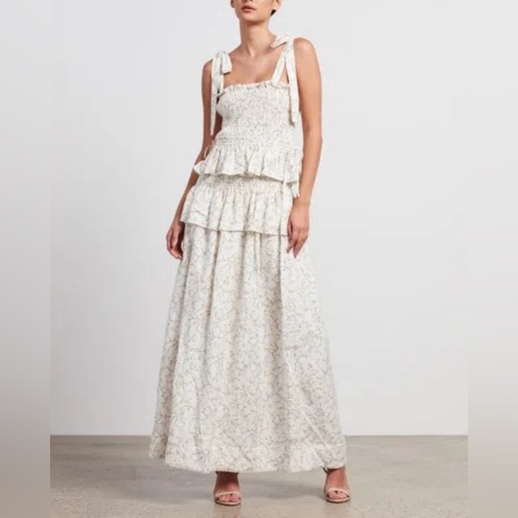 House of Harlow 1960 Dresses & Skirts - House of Harlow 1960 linen-blend midi dress Sz M